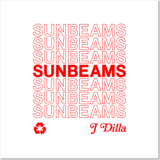 J Dilla / Sunbeams / 90s Hip Hop Design Posters and Art